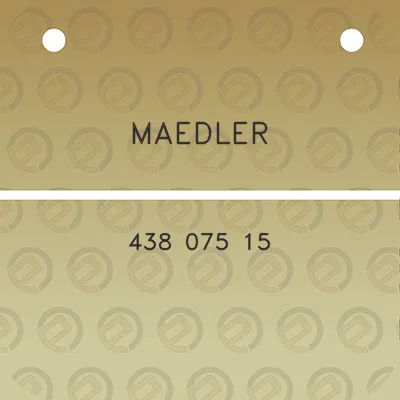 maedler-438-075-15