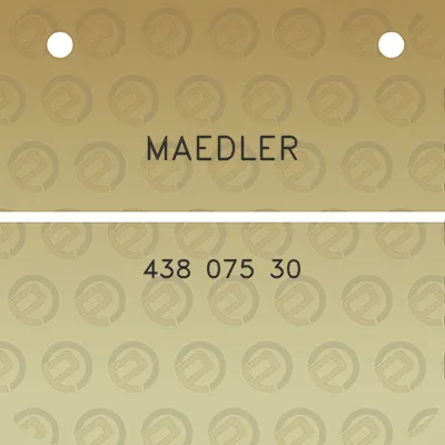 maedler-438-075-30