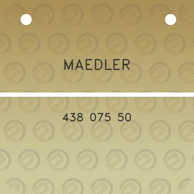 maedler-438-075-50