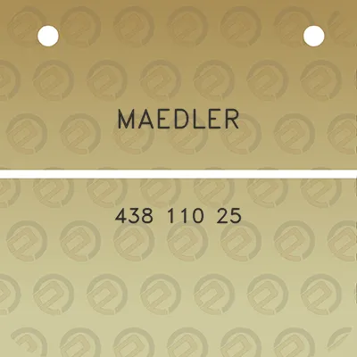 maedler-438-110-25