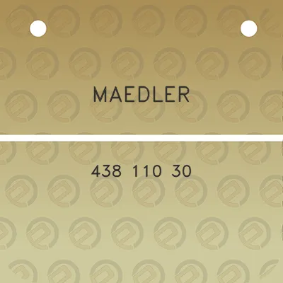 maedler-438-110-30