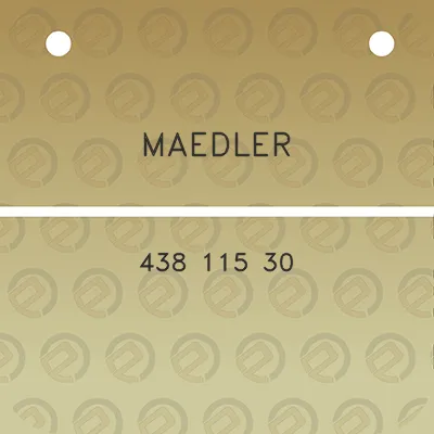 maedler-438-115-30