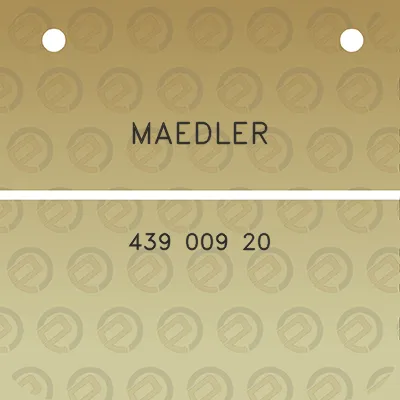 maedler-439-009-20