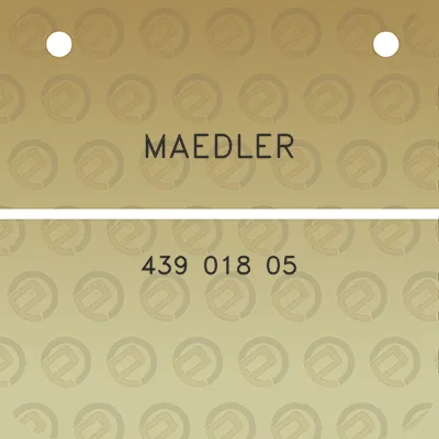 maedler-439-018-05