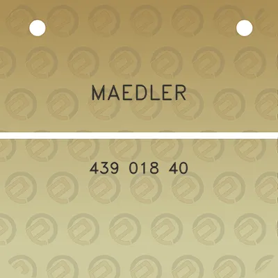 maedler-439-018-40