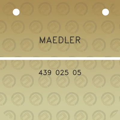 maedler-439-025-05