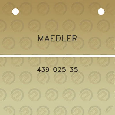 maedler-439-025-35