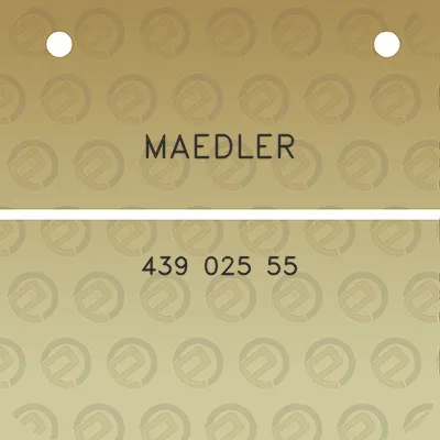 maedler-439-025-55