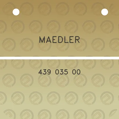 maedler-439-035-00