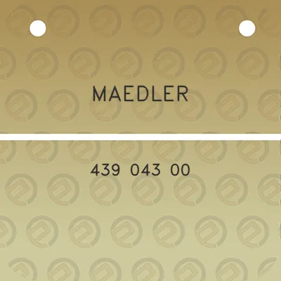 maedler-439-043-00