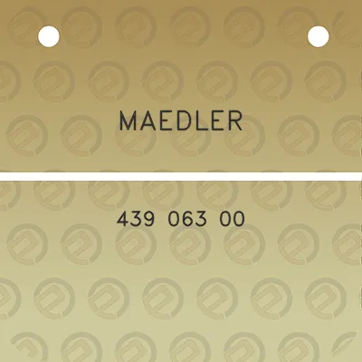 maedler-439-063-00