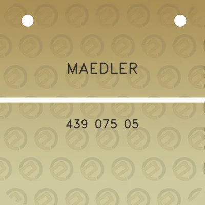 maedler-439-075-05