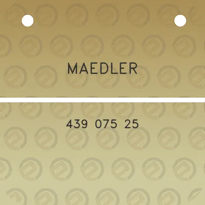 maedler-439-075-25