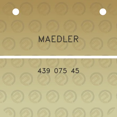 maedler-439-075-45