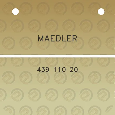 maedler-439-110-20