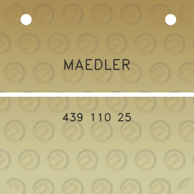 maedler-439-110-25