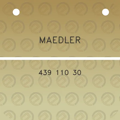 maedler-439-110-30