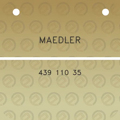 maedler-439-110-35