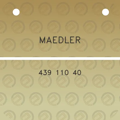 maedler-439-110-40