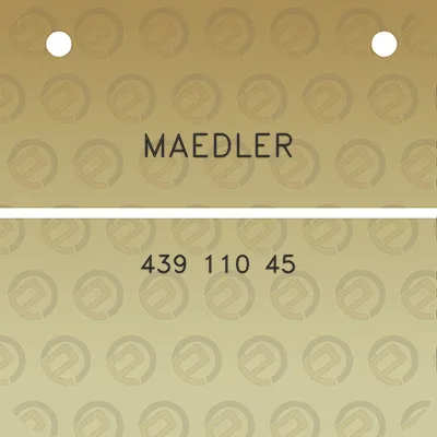 maedler-439-110-45