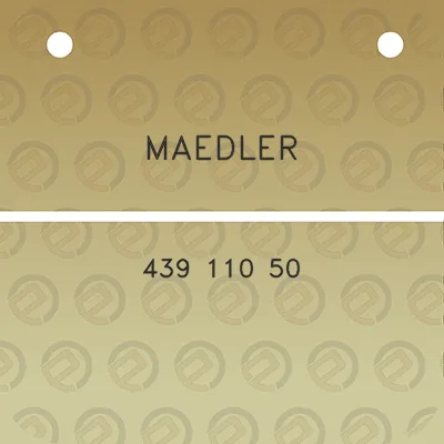 maedler-439-110-50