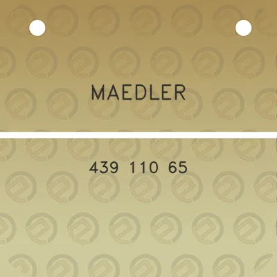 maedler-439-110-65