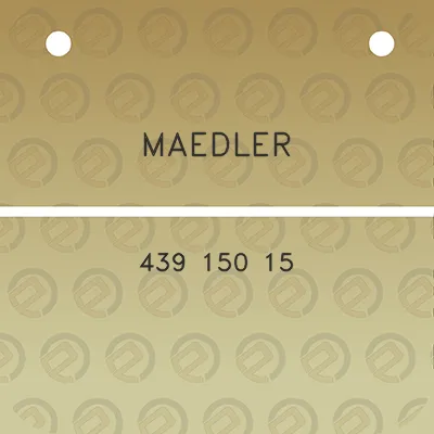 maedler-439-150-15