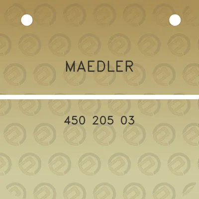 maedler-450-205-03