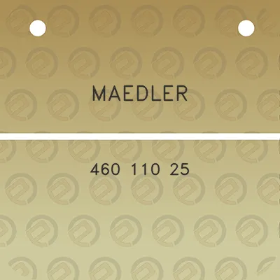 maedler-460-110-25