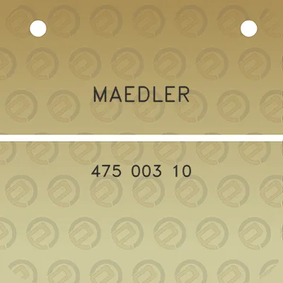 maedler-475-003-10