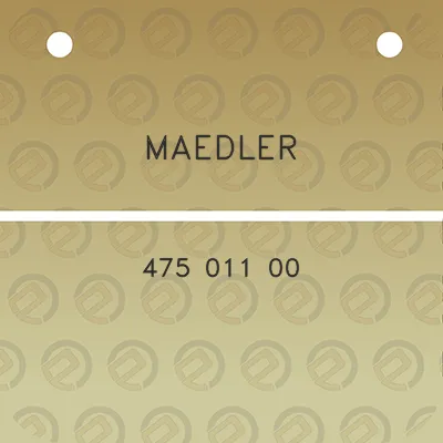 maedler-475-011-00