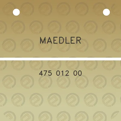 maedler-475-012-00