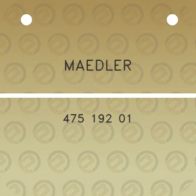 maedler-475-192-01