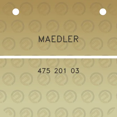 maedler-475-201-03