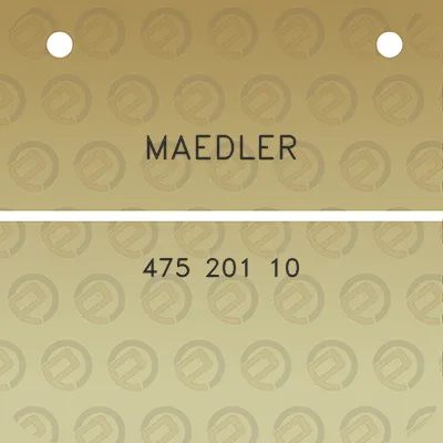 maedler-475-201-10