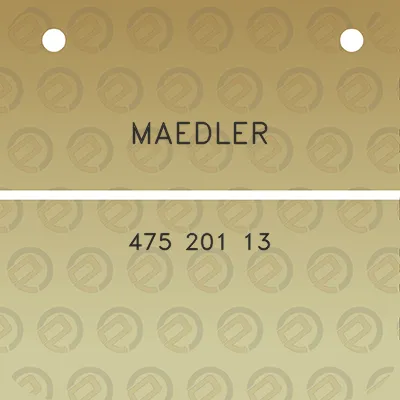 maedler-475-201-13