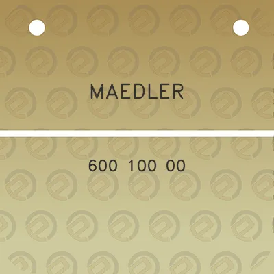 maedler-600-100-00