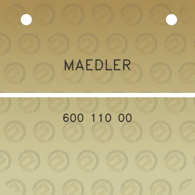 maedler-600-110-00