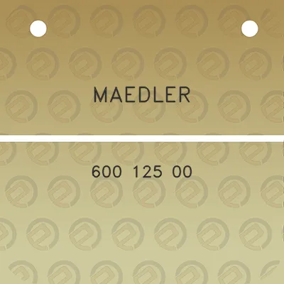 maedler-600-125-00