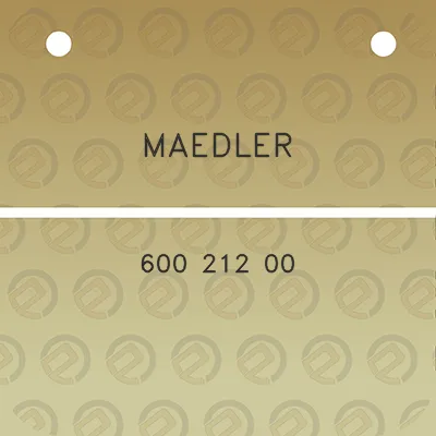 maedler-600-212-00