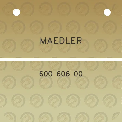 maedler-600-606-00