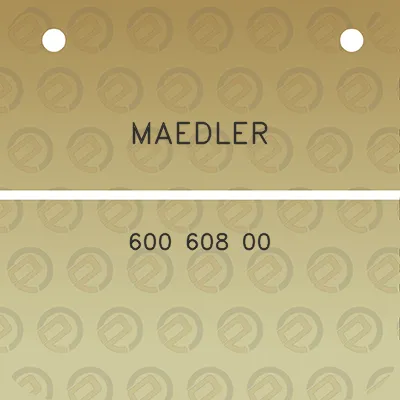 maedler-600-608-00
