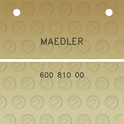 maedler-600-810-00