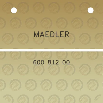 maedler-600-812-00