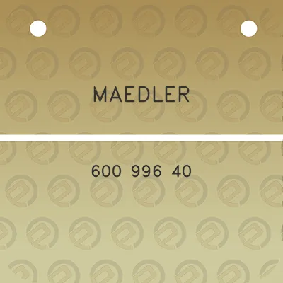 maedler-600-996-40