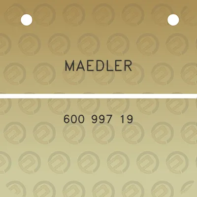 maedler-600-997-19