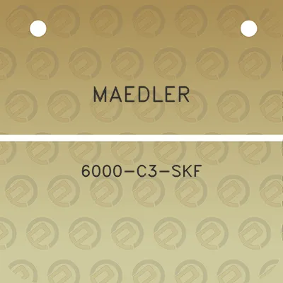 maedler-6000-c3-skf