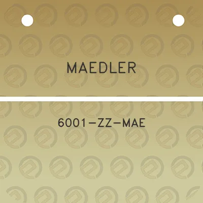 maedler-6001-zz-mae