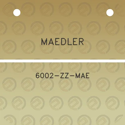 maedler-6002-zz-mae