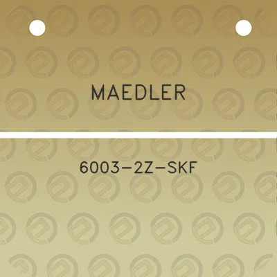 maedler-6003-2z-skf